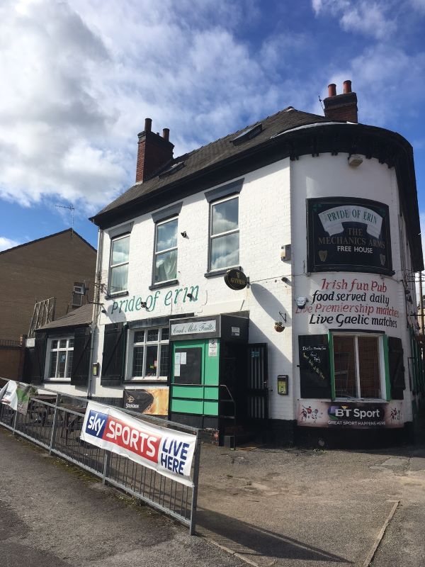 The Pride of Erin, 373 Alfred Street North, Nottingham, NG3 1AA