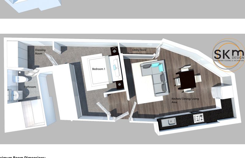 Flat 2A, 1 Market Place, Newark, Nottinghamshire, NG24 1DY