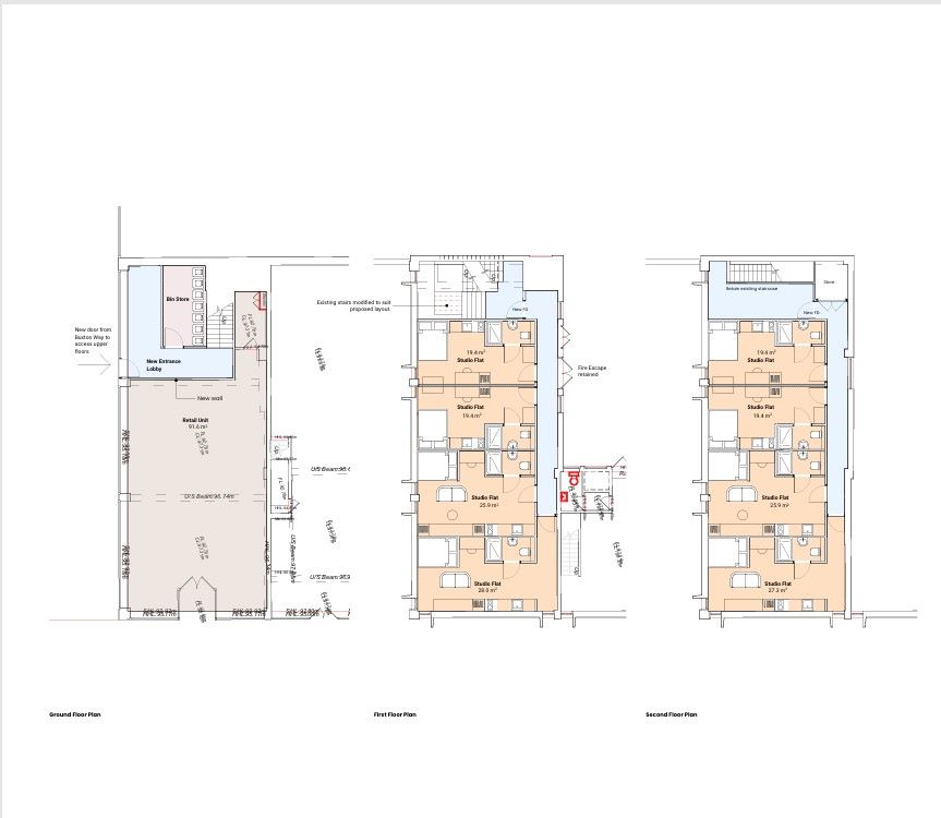 Upper Floors, 90A New Street, Huddersfield, Kirklees, HD1 2TR