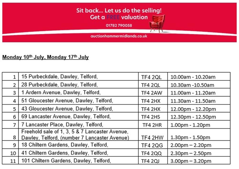 7 Lancaster Place, Dawley, Telford - Auction Hammer Midlands