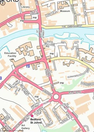 Property for Auction in Bedfordshire and Buckinghamshire - Ebenezer House, 2-10 St. Johns Street, Bedford, Bedfordshire MK42 0DH