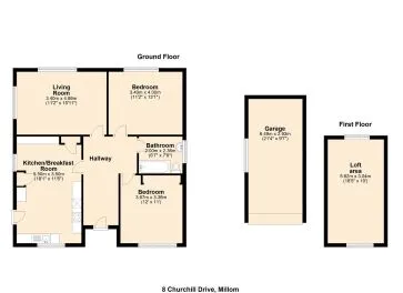 Property for Auction in Cumbria - 8 Churchill Drive, Millom, Cumbria LA18 5DD