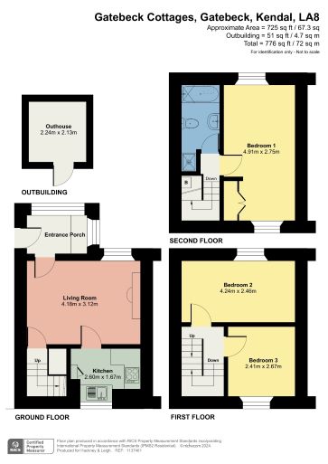 Property for Auction in Cumbria - 9 Gatebeck Cottages, Gatebeck, Kendal, Cumbria LA8 0HR
