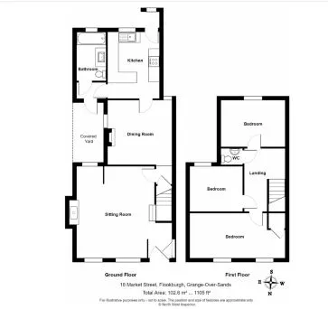 Property for Auction in Cumbria - 18 Market Street, Flookburgh, Grange-Over-Sands, Cumbria LA11 7JU