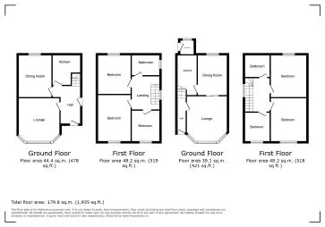 Property for Auction in Cumbria - 1 and 3 Hawesmead Avenue, Kendal, Cumbria LA9 5HB