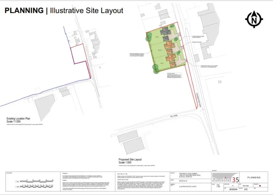 Property for Auction in East Anglia - Land off, Woodbastwick Road, Blofield, Norwich, Norfolk NR13 4RR