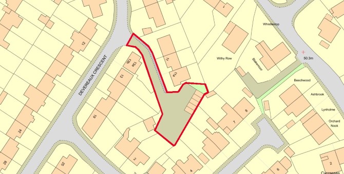 Property for Auction in London - Garages Adjacent to 11A Devereaux Crescent, Stroud, Gloucestershire