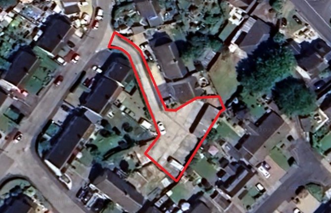 Property for Auction in London - Garages Adjacent to 11A Devereaux Crescent, Stroud, Gloucestershire