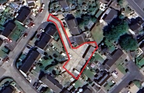 Property for Auction in London - Garages Adjacent to 11A Devereaux Crescent, Stroud, Gloucestershire