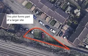 Property for Auction in London - Land To The East Of Rosedale Close, Luton, Bedfordshire