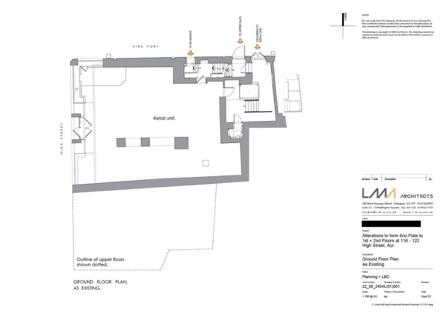 Property for Auction in Scotland - 116 - 122 High Street, Ayr, South Ayrshire KA7 1PQ