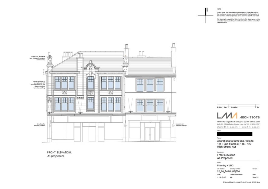 Property for Auction in Scotland - 116 - 122 High Street, Ayr, South Ayrshire KA7 1PQ