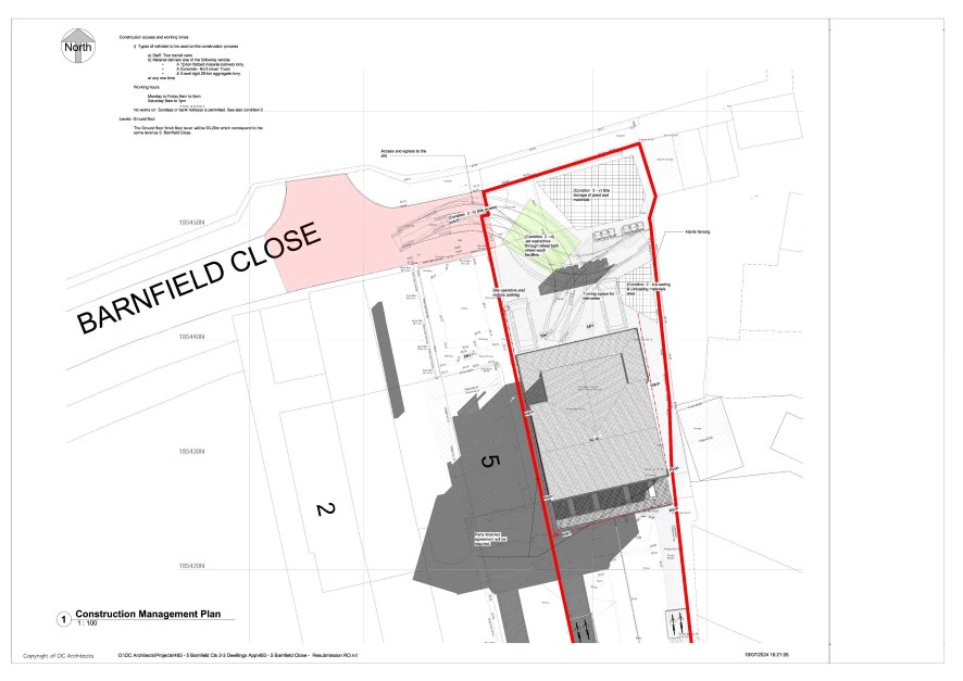 Property for Auction in South West - Land On The East Side Of Barnfield Close, Swindon, Wiltshire SN2 2DP