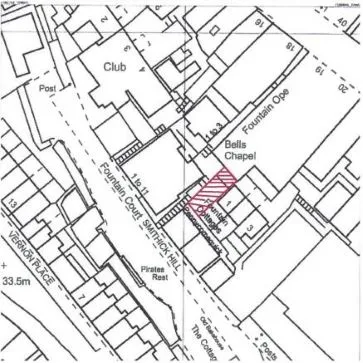 Property for Auction in South West - Land on the North West Side of 1 Fountain Cottages, Market Street, Falmouth, Cornwall TR11 3BA