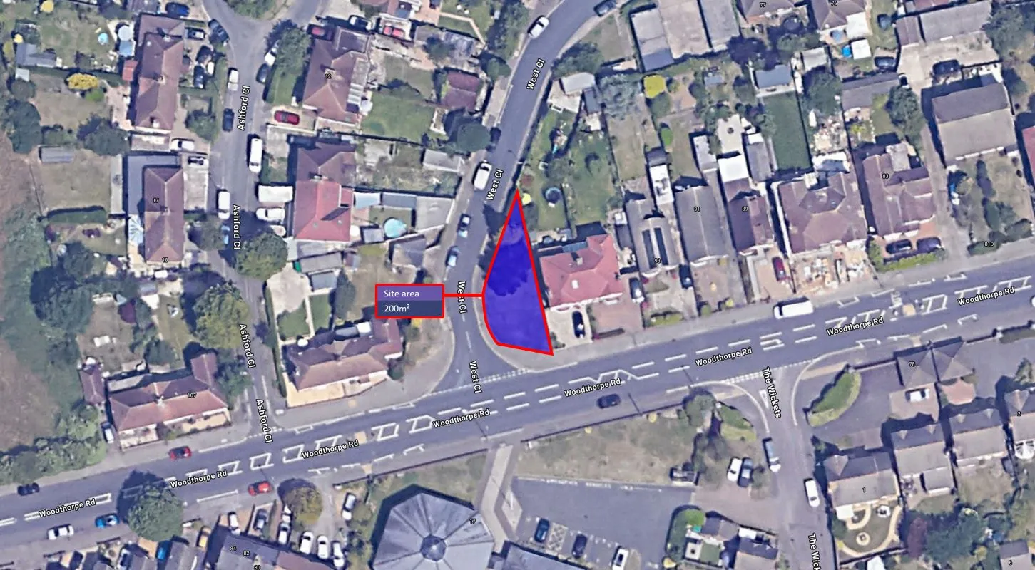 Next to 97 Woodthorpe Road, Ashford, Middlesex, TW15 3JT - Online Auctions