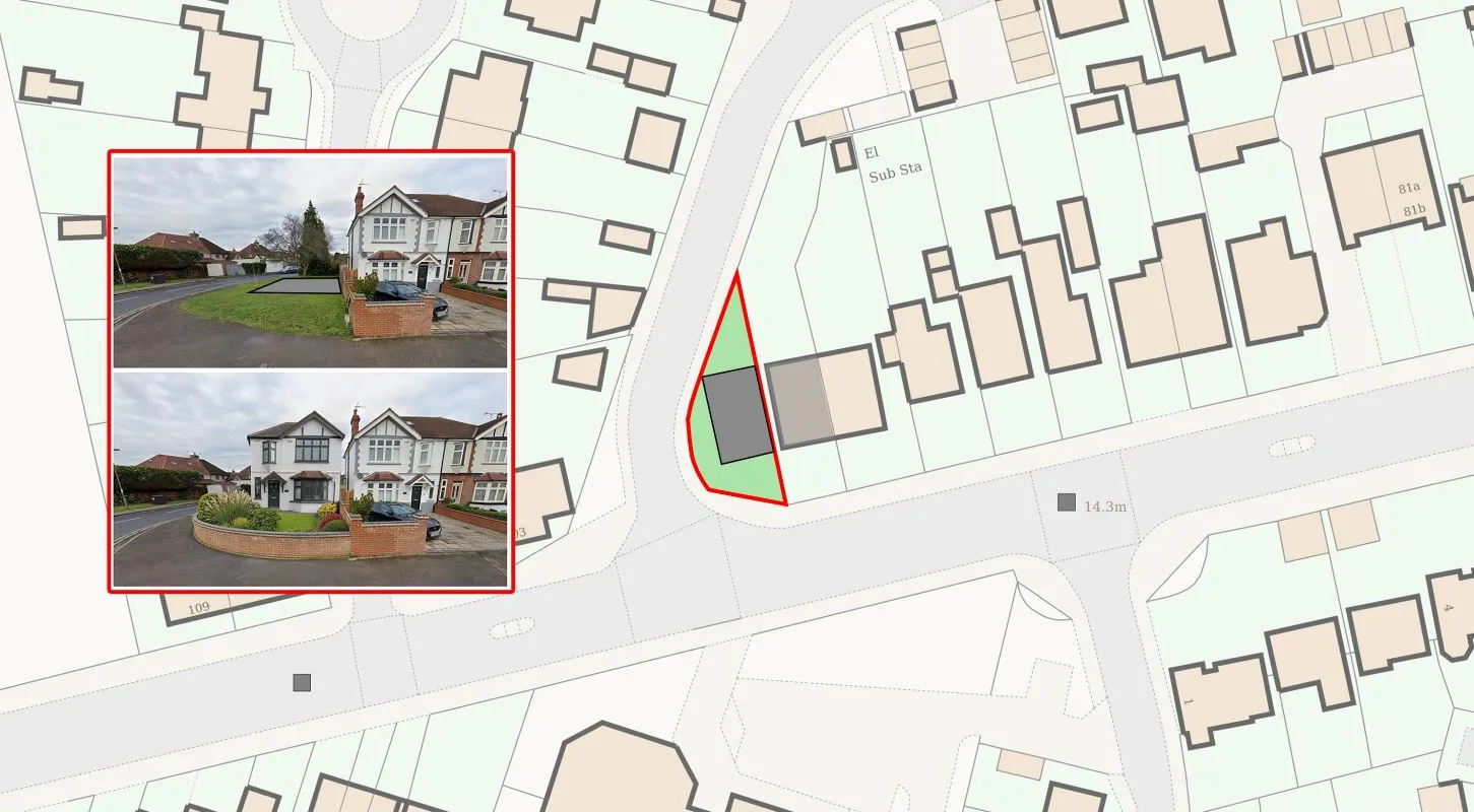 Next to 97 Woodthorpe Road, Ashford, Middlesex, TW15 3JT - Online Auctions