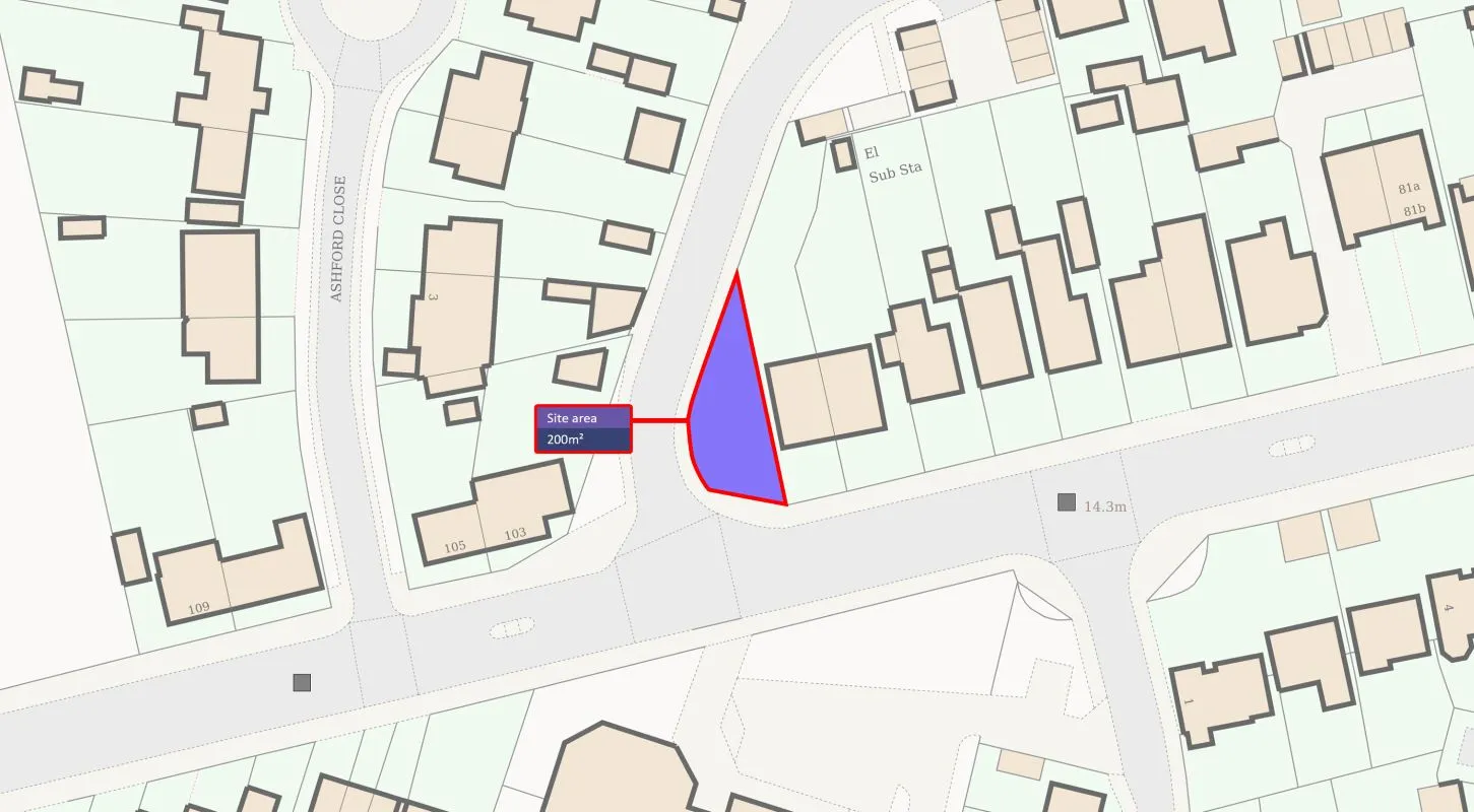 Next to 97 Woodthorpe Road, Ashford, Middlesex, TW15 3JT - Online Auctions