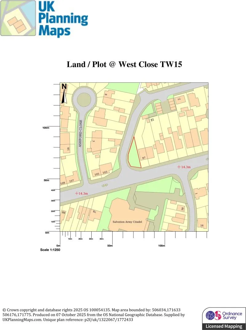 Next to 97 Woodthorpe Road, Ashford, Middlesex, TW15 3JT - Online Auctions