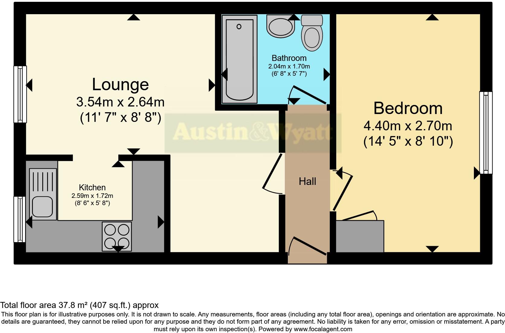 1 bed Apartment