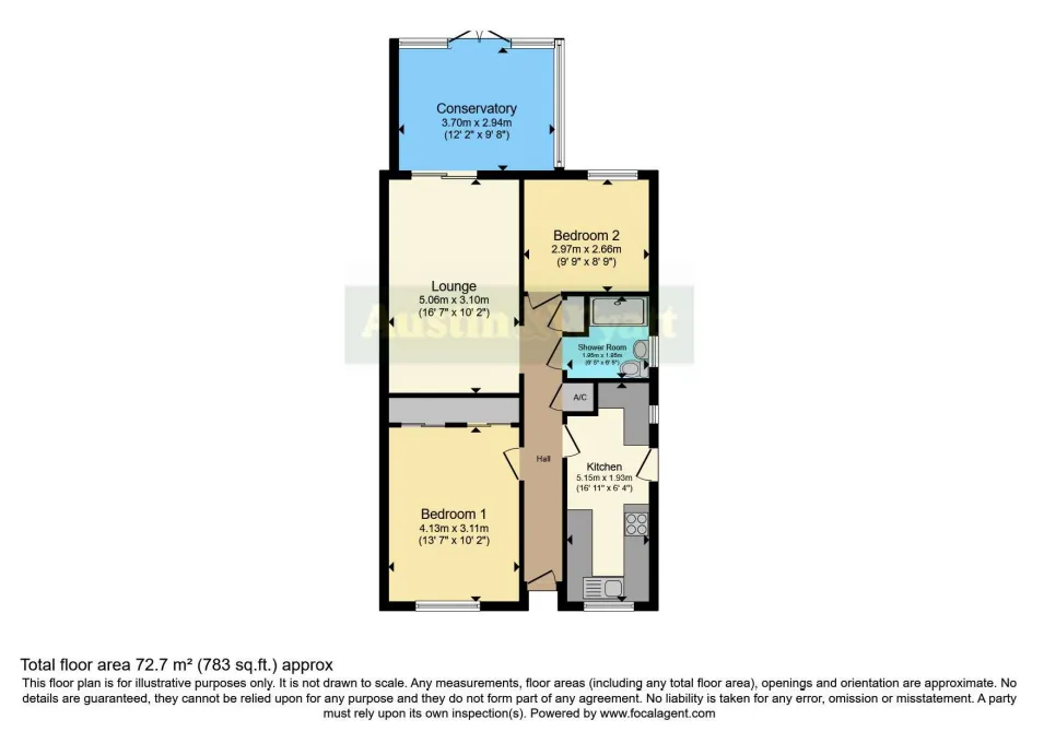 2 bed Semi-Detached Bungalow