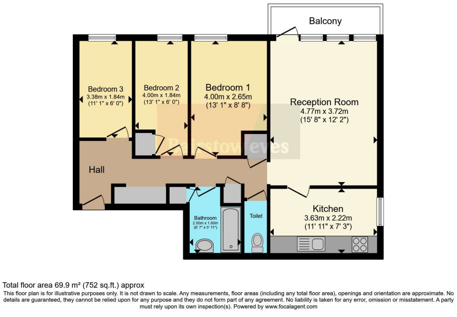 3 bed Apartment