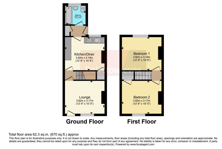 2 bed Terraced