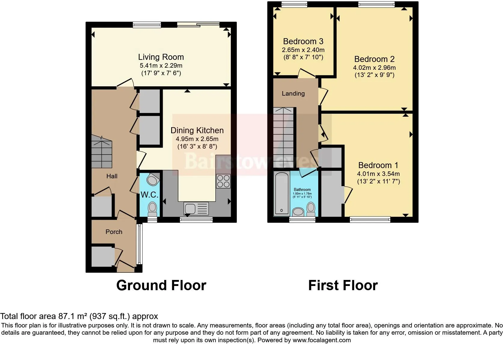 3 bed End of Terrace