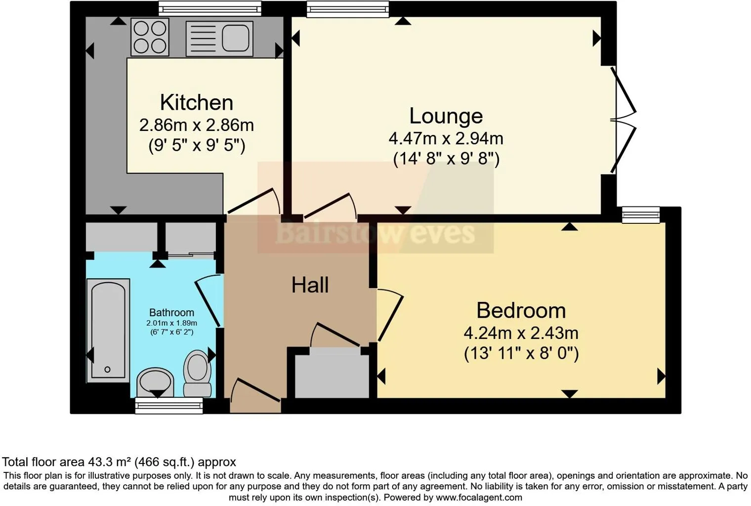 1 bed Apartment