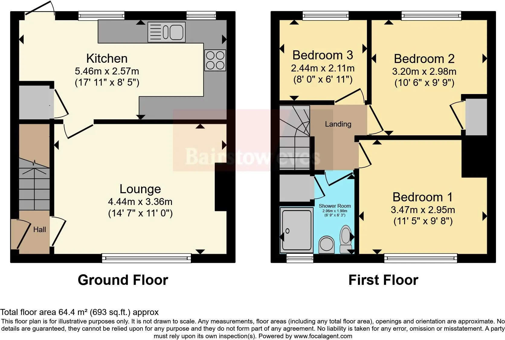 3 bed End of Terrace