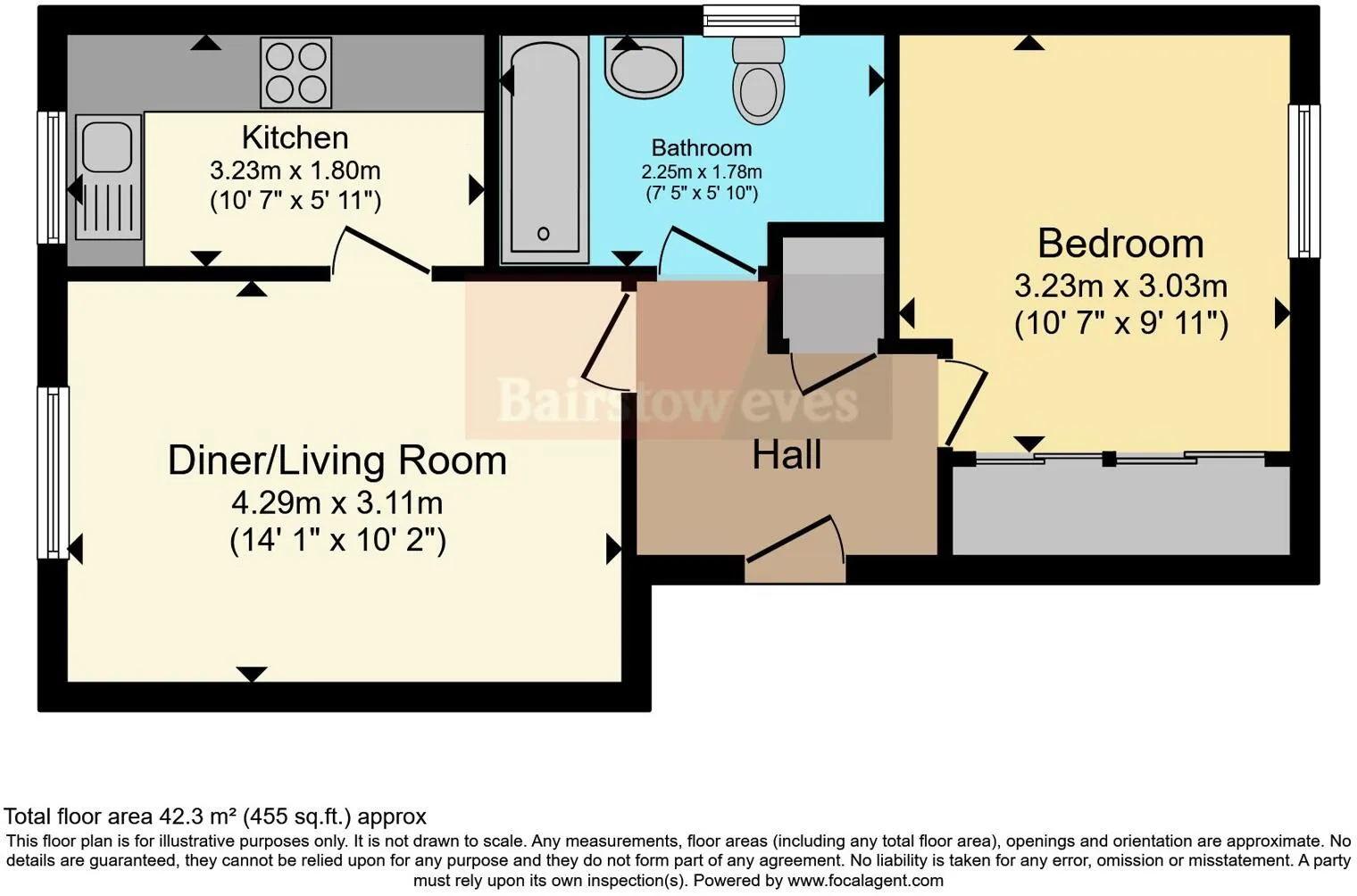 1 bed Apartment