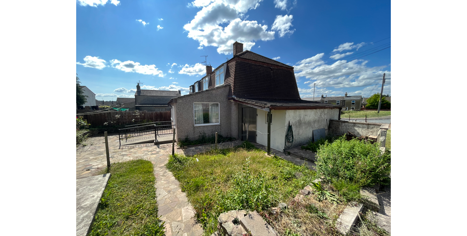 Three Bedroom Non-Traditional Construction Semi With Planning In Principle Approved For A Further Detached Dwelling