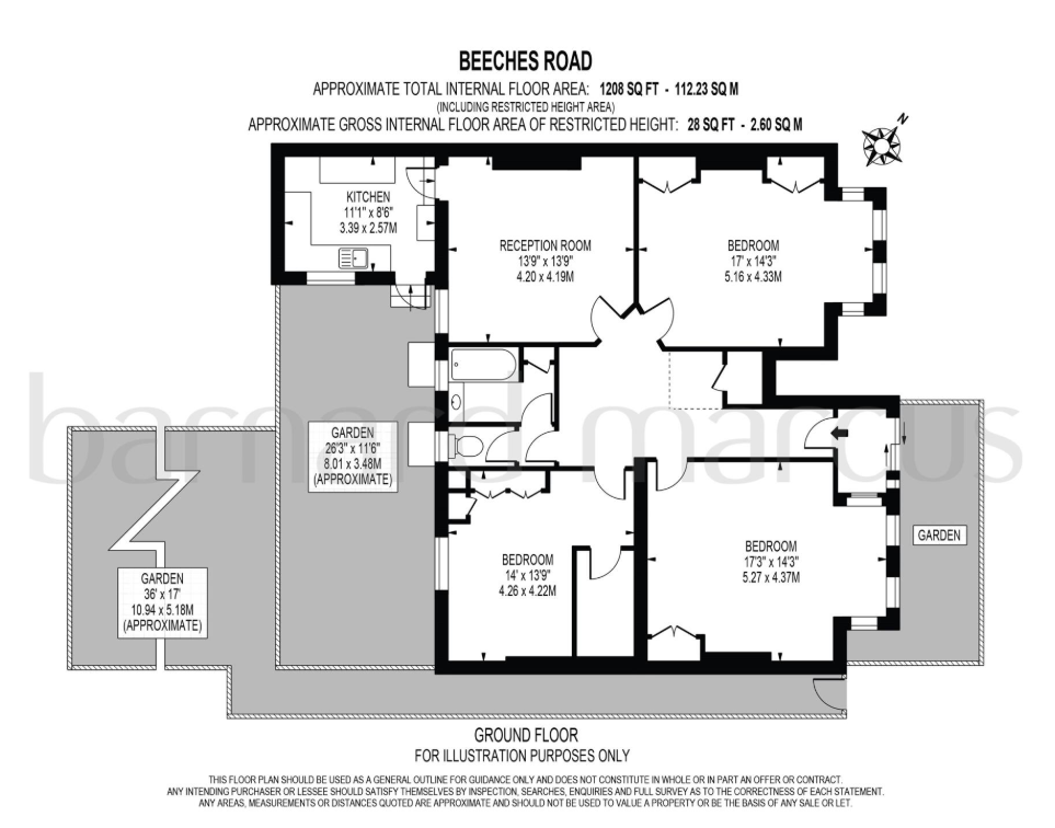 3 bed Maisonette