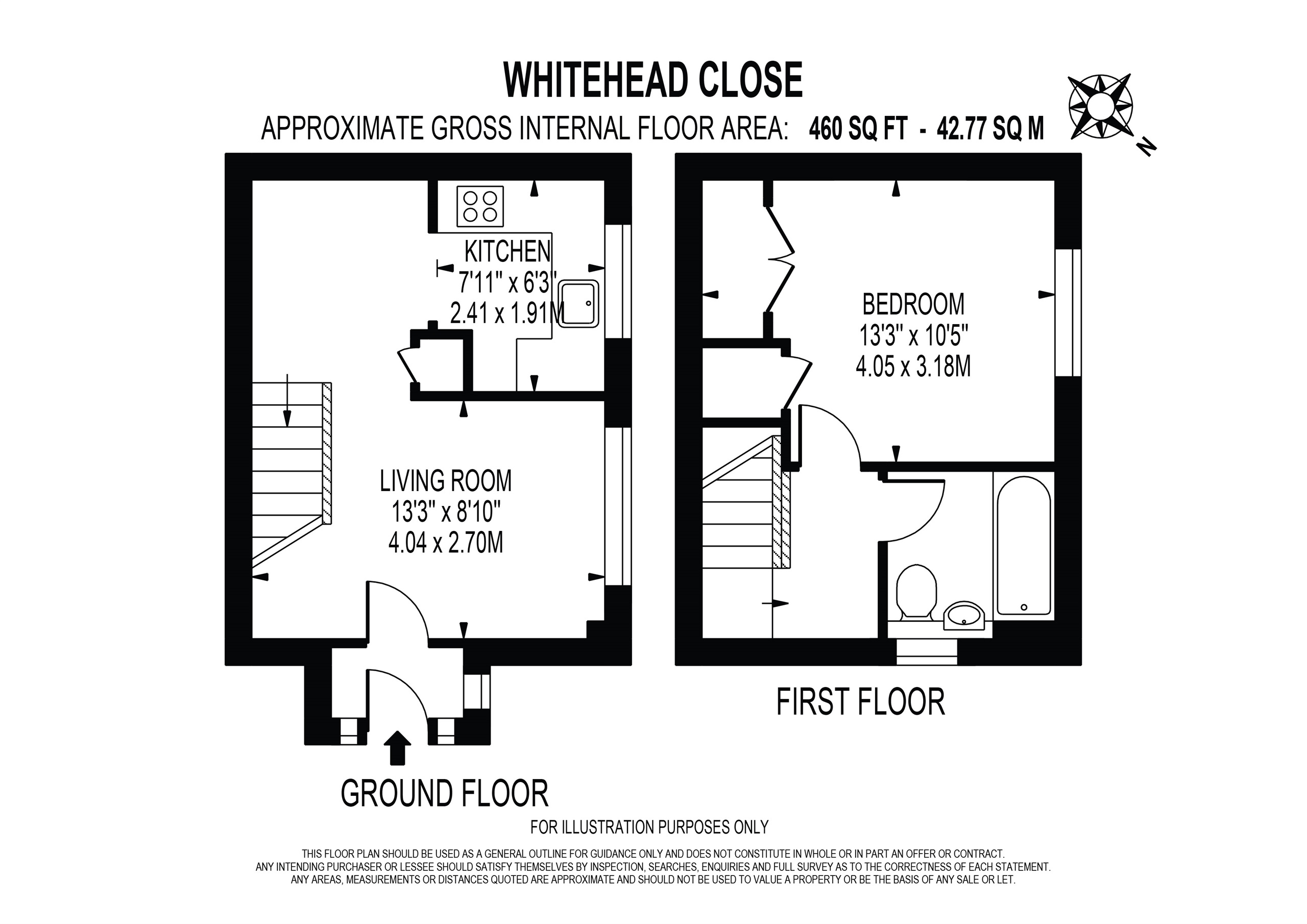1 bed House
