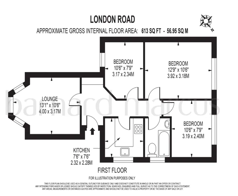 3 bed Apartment