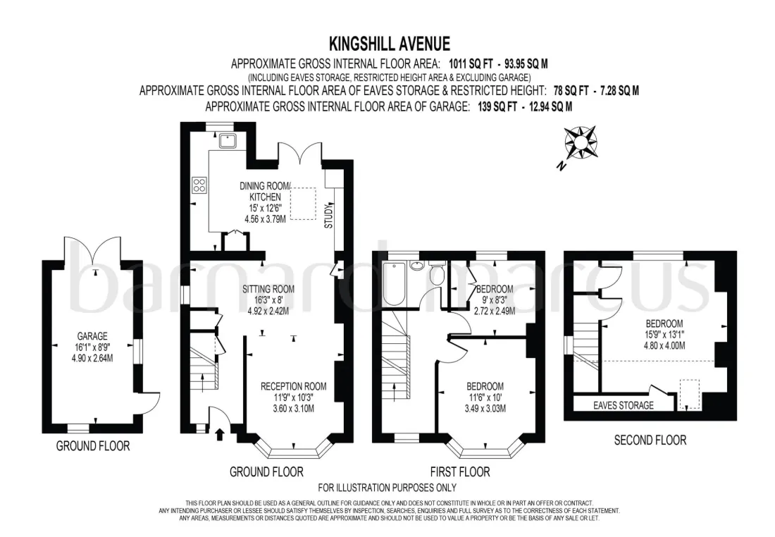 3 bed End of Terrace