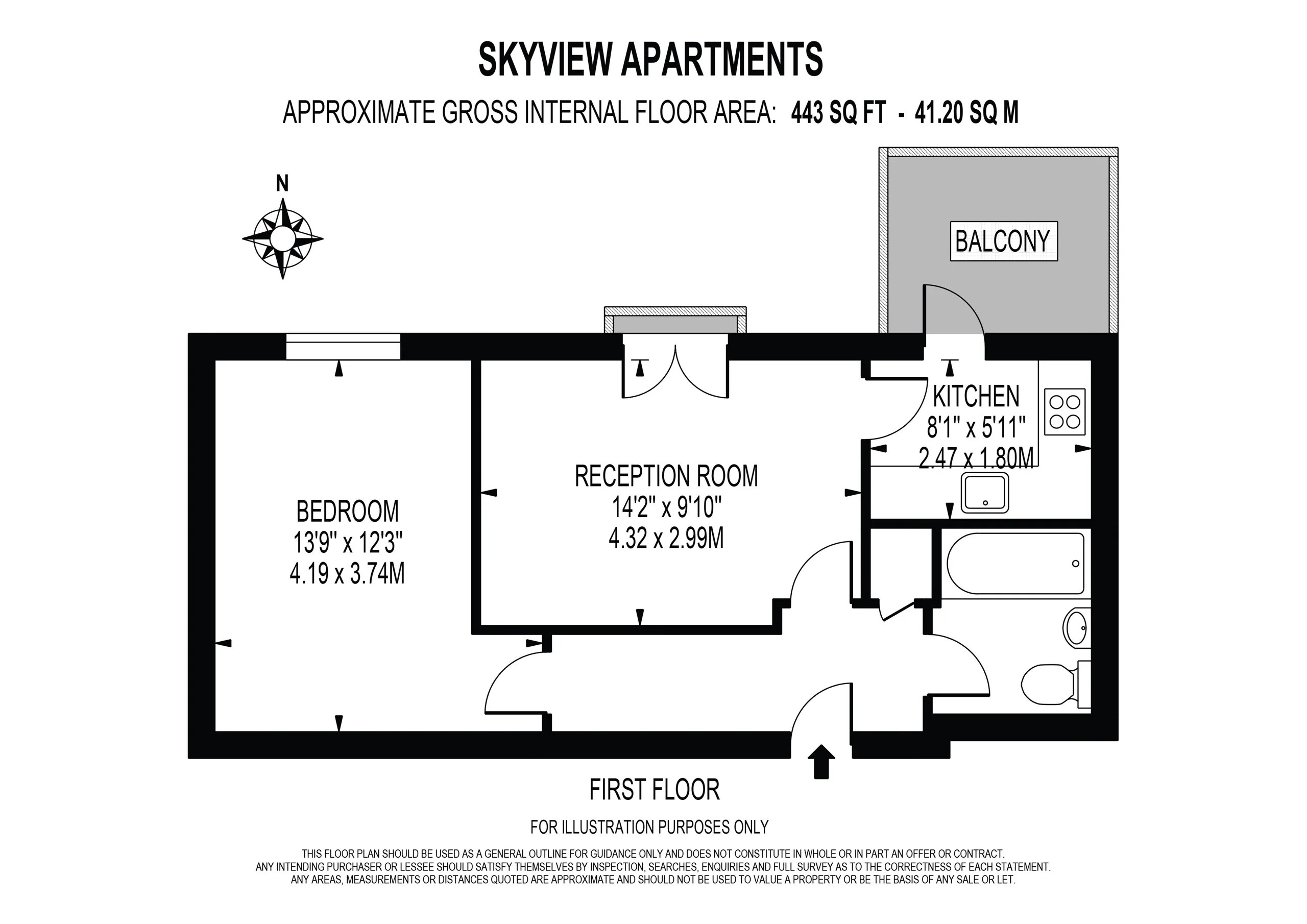 1 bed Apartment