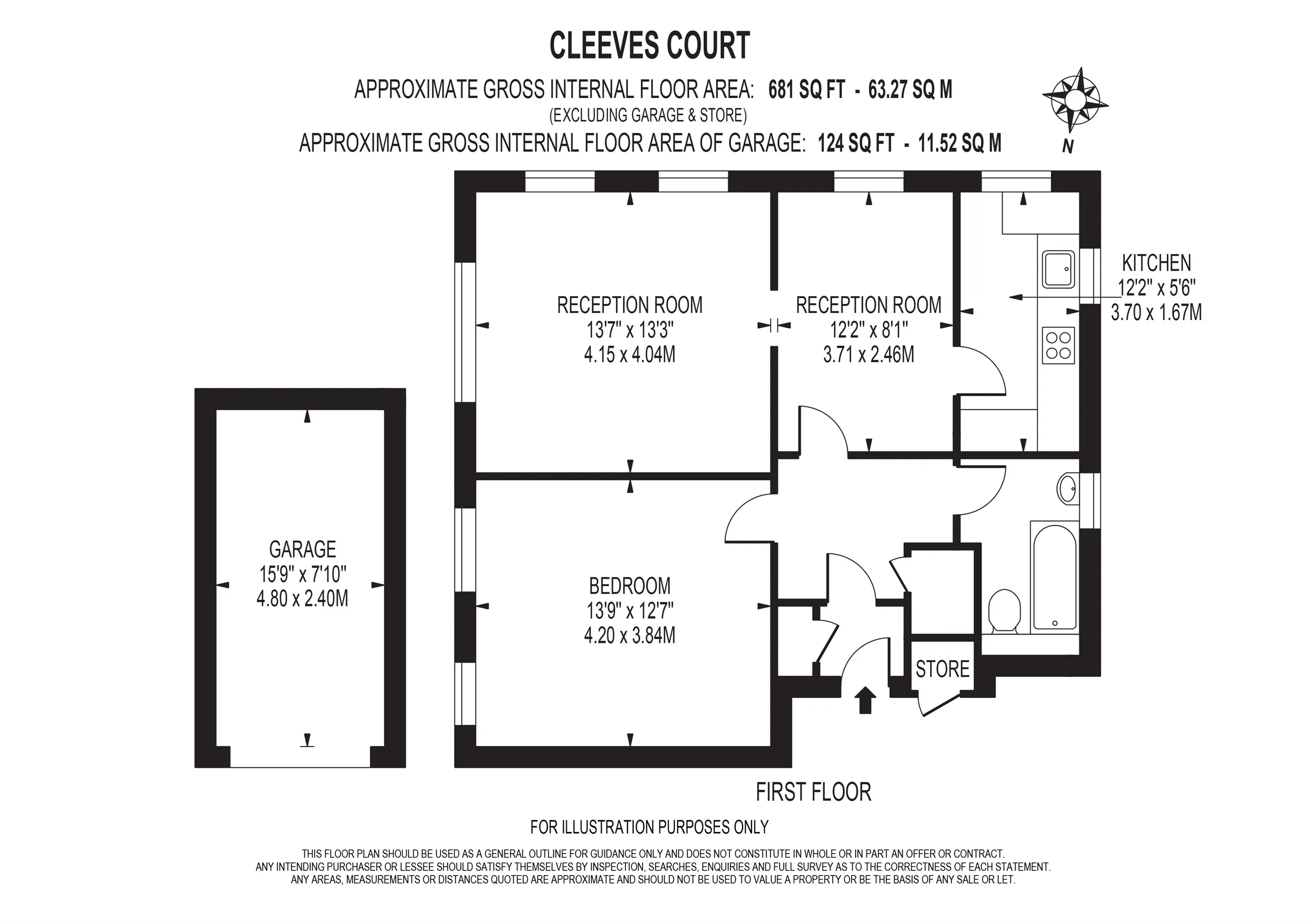 1 bed Apartment