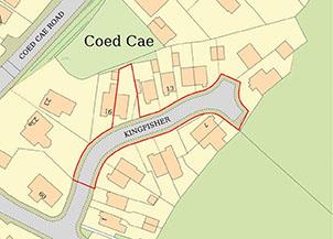 Land at, Kingfisher Court, LLANELLI, Dyfed, SA15 1GT