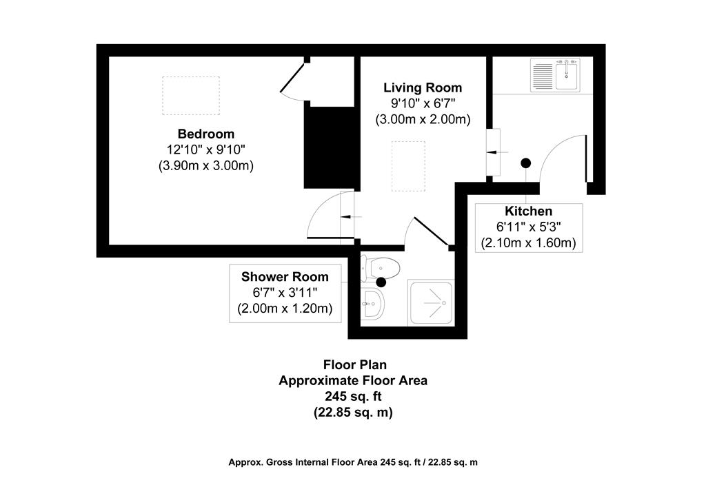 Flat 6, 21-23, Green Lane, REDRUTH, Cornwall, TR15 1JZ