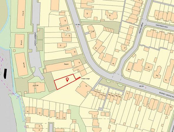 Site r/o 61, Bushey Grove Road, BUSHEY, Hertfordshire, WD23 2JG