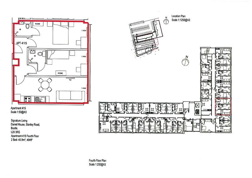 102 & 415 Daniel House, 31, Trinity Road, BOOTLE, Merseyside, L20 3TB
