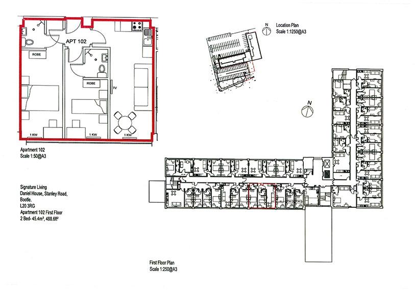 102 & 415 Daniel House, 31, Trinity Road, BOOTLE, Merseyside, L20 3TB