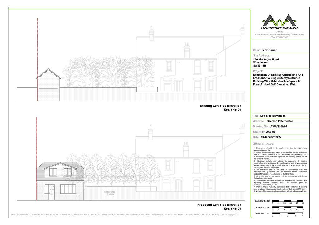 Rear Building at, 23, Montague Road, London, SW19 1TB