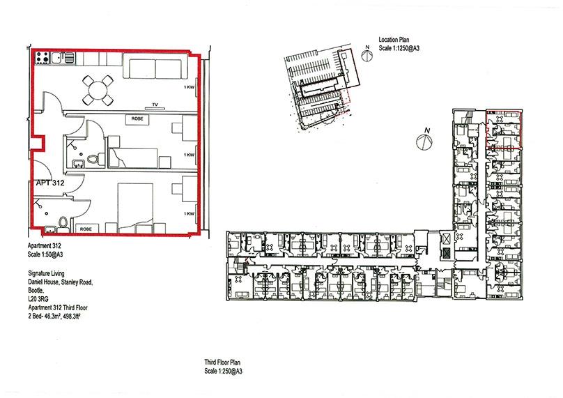 312, 314 & 315 Daniel House, 31, Trinity Road, BOOTLE, Merseyside, L20 3TB