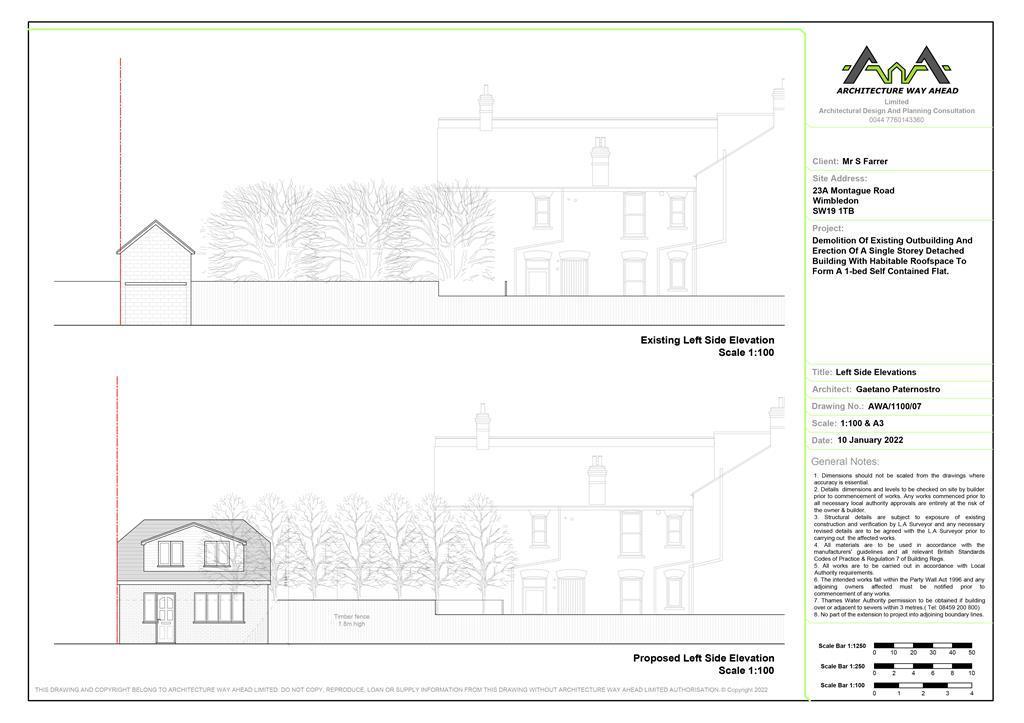 Rear Building at, 23, Montague Road, London, SW19 1TB