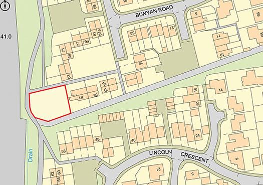 Land west of, Bunyan Road, BIGGLESWADE, Bedfordshire, SG18 8QQ