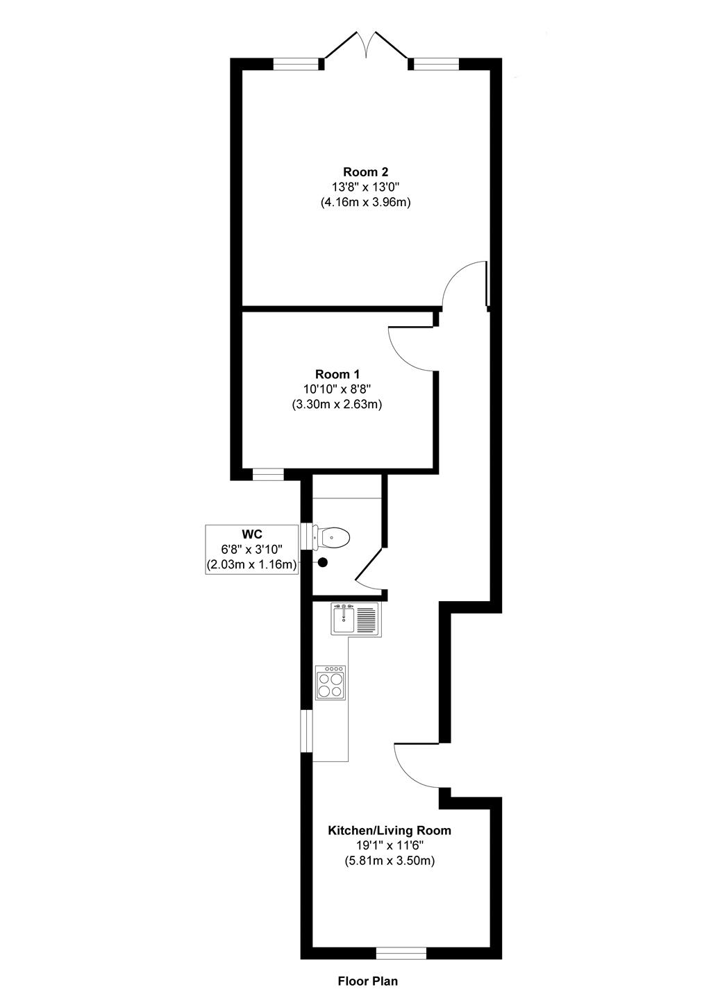 Flat 1C, St. Margarets Avenue, Tottenham, London, N15 3DH