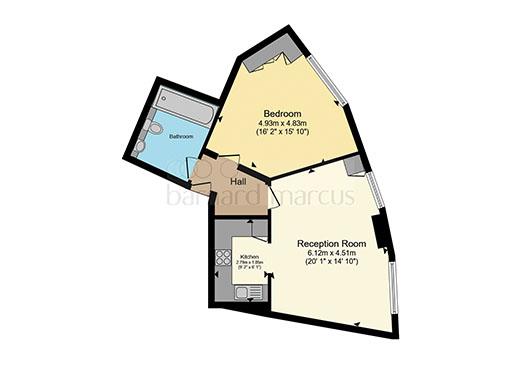 Flat 2, The Roundhouse, 2, North Side Wandsworth Common, LONDON, London, SW18 2SS