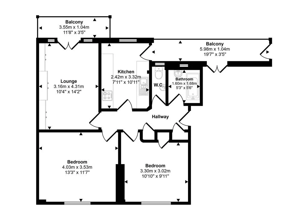 Flat 82, Monarch Court, Lyttelton Road, London, N2 0RB