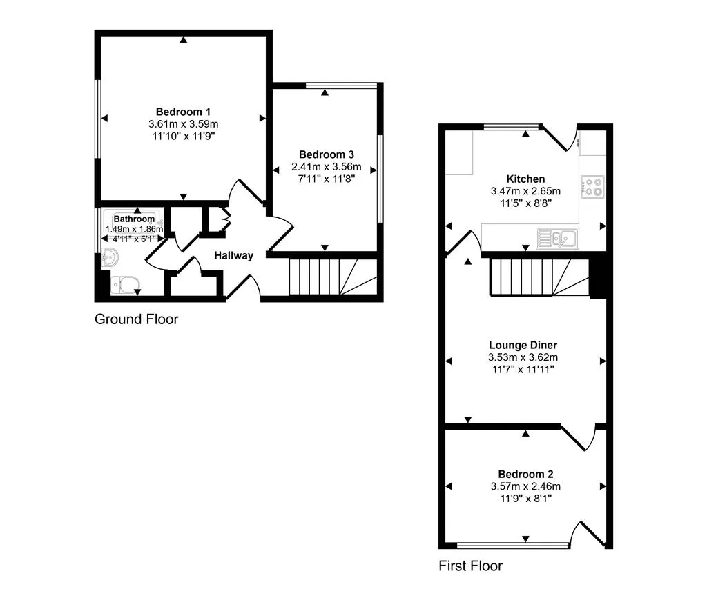 Flat 61, Crane House, Pelican Estate, London, SE15 5NG